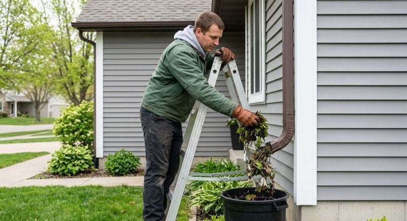 Downspout Blockage Removal in Morris County, NJ